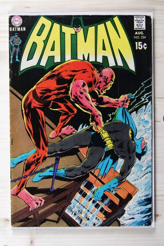 Batman #224 (DC Comics, 1970), raw comic book in VG/FN 5.0 condition — front cover
