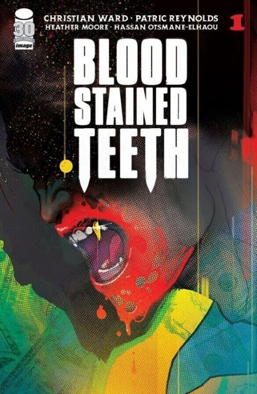 Blood Stained Teeth #1 (Image Comics, 2022), raw comic book in NM condition — front cover