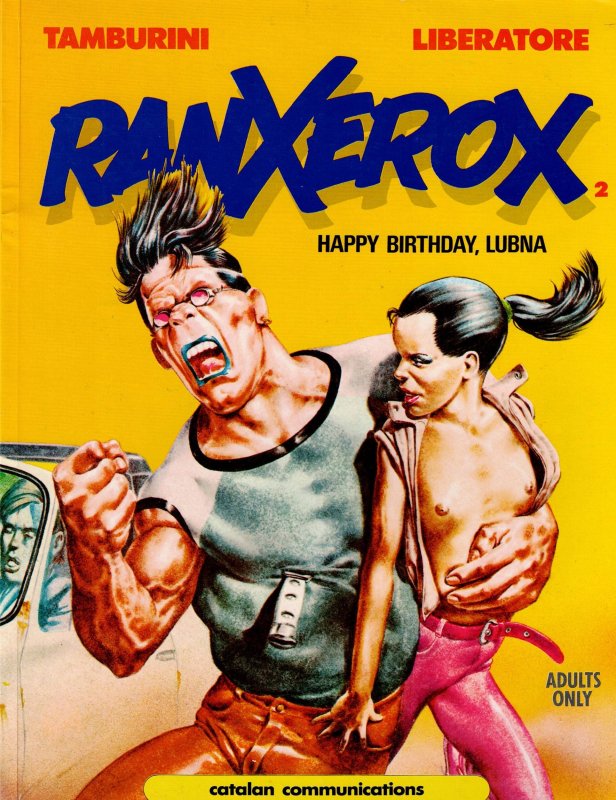 Ranxerox #2 (Catalan Communications, 1985), raw, ungraded comic book — front cover