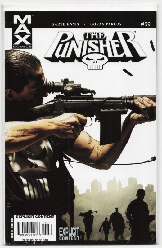 The Punisher: MAX #10 (Marvel Comics, 2008), raw, ungraded comic book — front cover