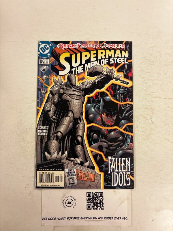 Superman the Man of Steel #105 (DC Comics, 2000), raw comic book in NM condition — front cover
