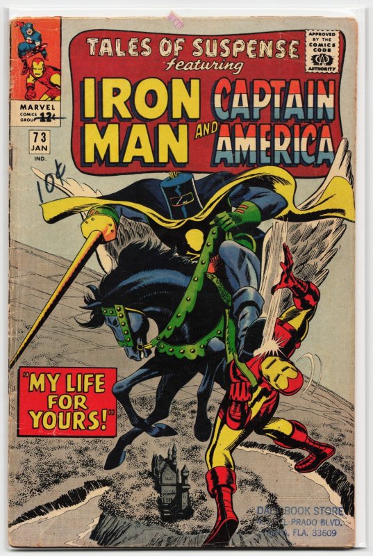 Tales of Suspense #73 (Marvel Comics, 1966), raw, ungraded comic book — front cover