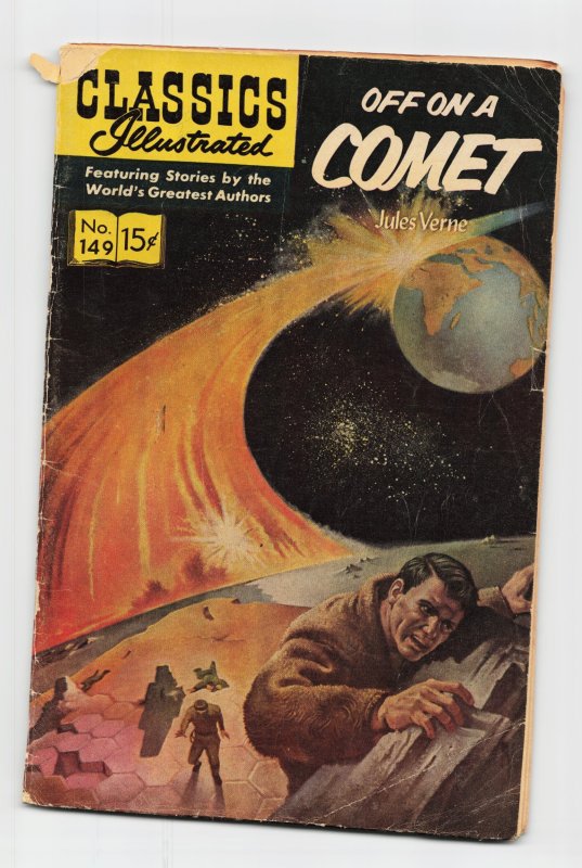Classics Illustrated #149 (Gilberton, 1959), raw, ungraded comic book — front cover