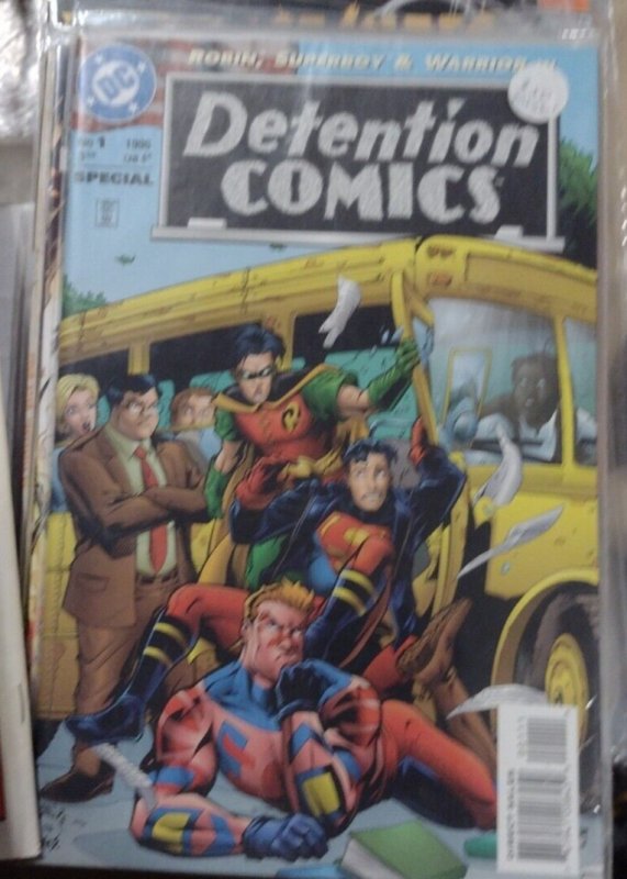 Detention Comics #1 (DC Comics, 1996), raw, ungraded comic book — front cover