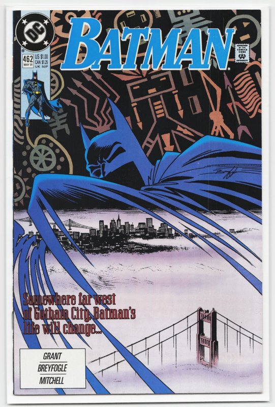 Batman #462 (DC Comics, 1991), raw, ungraded comic book — front cover