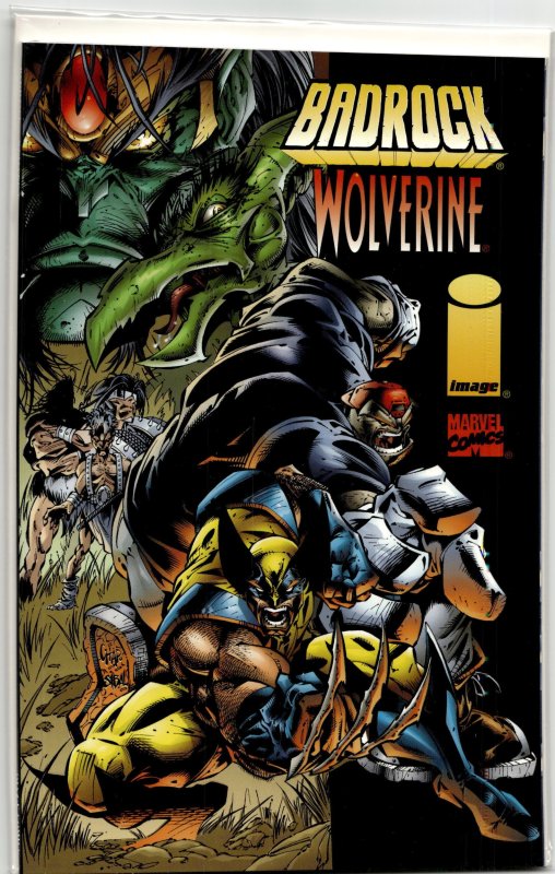 Badrock / Wolverine (1996) Badrock (Image Comics, 1996), raw, ungraded comic book — front cover