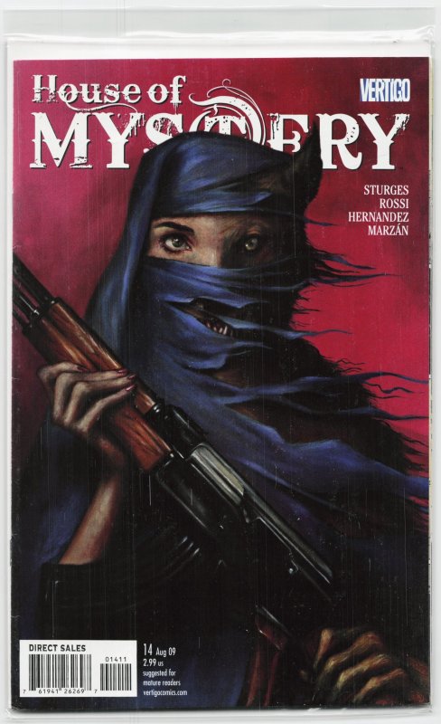 House of Mystery #14 (DC Comics, 2009), raw, ungraded comic book — front cover