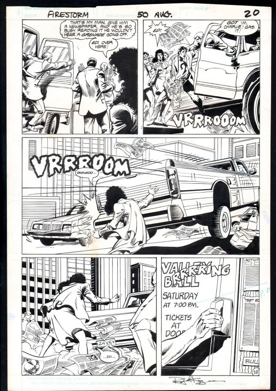 Firestorm #50 (DC Comics), raw, ungraded comic book — front cover