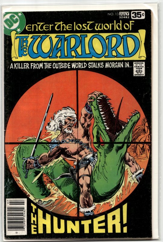 Warlord #13 (DC Comics, 1978), raw, ungraded comic book — front cover