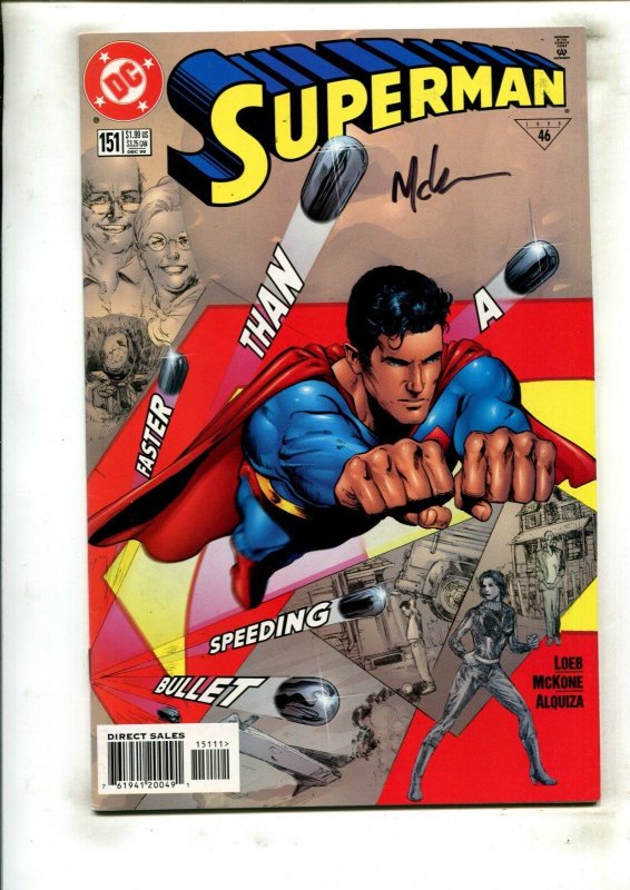 Superman #151 (DC Comics, 1999), raw comic book in 9.2 condition — front cover