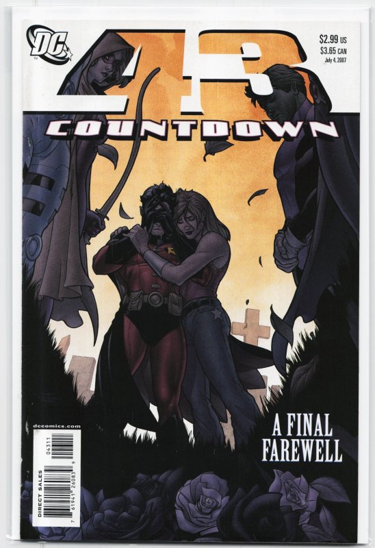 Countdown #43 (DC Comics, 2007), raw, ungraded comic book — front cover
