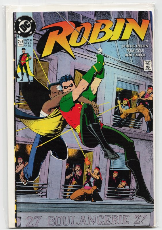 Robin #2 (DC Comics, 1991), raw, ungraded comic book — front cover