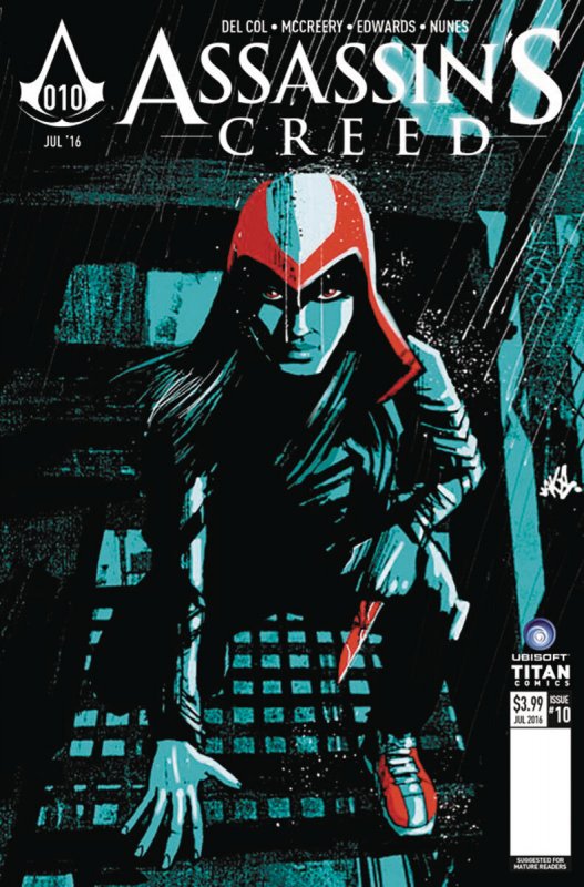 Assassins Creed #10 (Titan Comics, 2016), raw, ungraded comic book — front cover