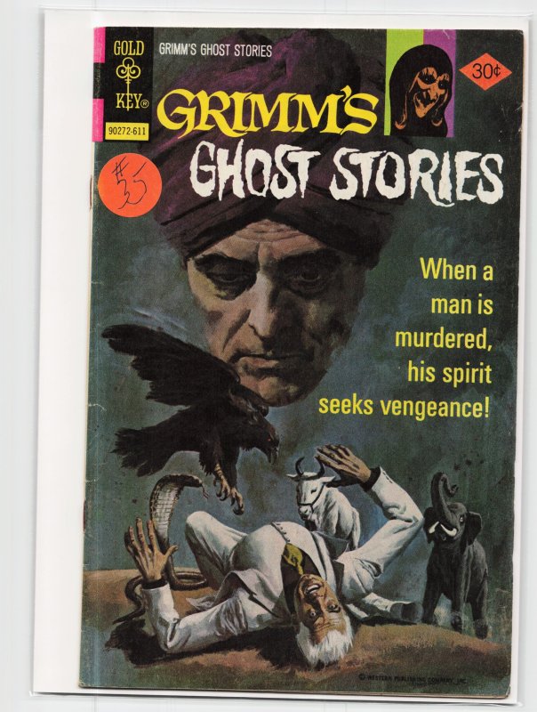 Grimm's Ghost Stories #35 (Warren Publishing, 1976), raw, ungraded comic book — front cover