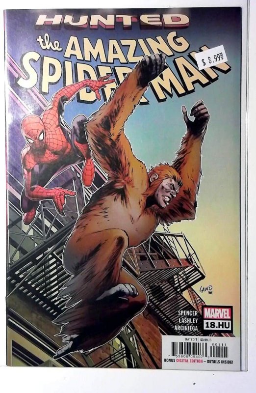 The Amazing Spider-Man #18 (Marvel Comics, 2019), raw, ungraded comic book — front cover
