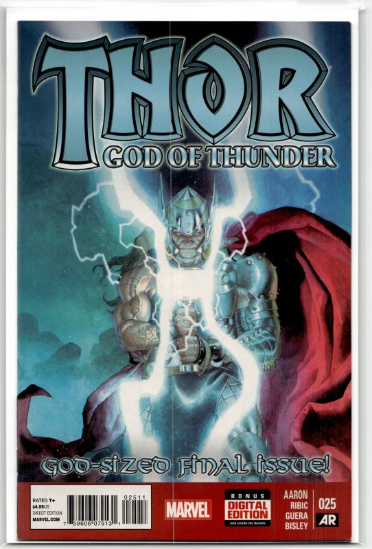 Thor: God of Thunder #25 (Marvel Comics, 2014), raw, ungraded comic book — front cover