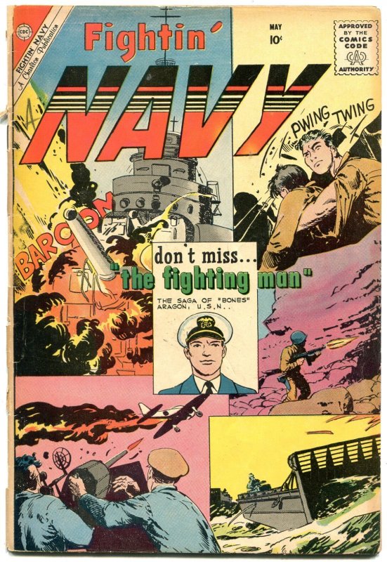 Fightin' Navy #92 (Charlton Comics, 1960), raw, ungraded comic book — front cover