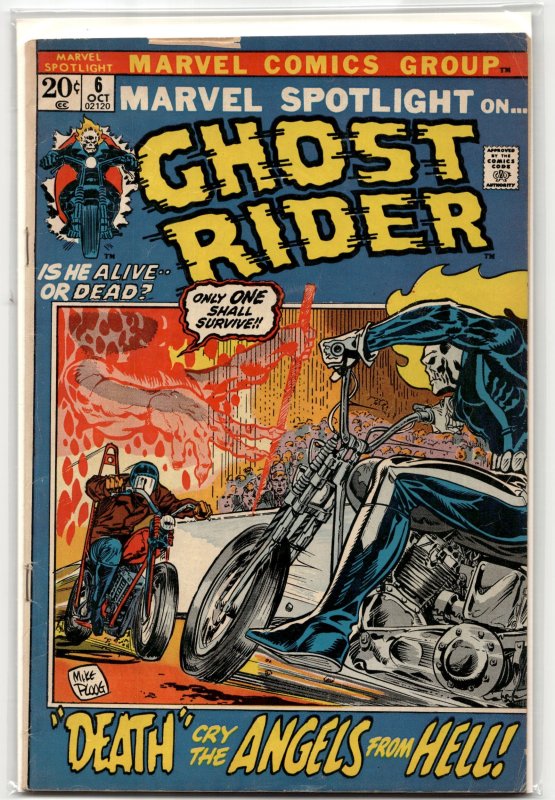 Marvel Spotlight #6 (Marvel Comics, 1972), raw, ungraded comic book — front cover
