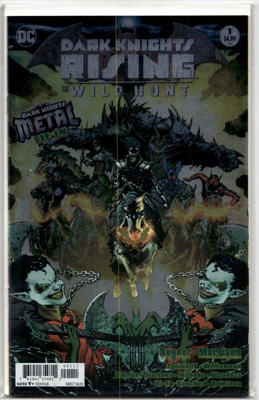 Dark Knights Rising: The Wild Hunt (2018) Detective Chimp (DC Comics, 2018), raw, ungraded comic book — front cover