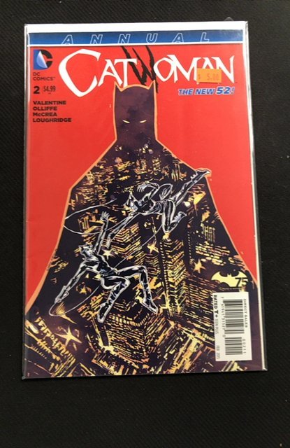 Catwoman Annual #2 (2015), raw, ungraded comic book — front cover
