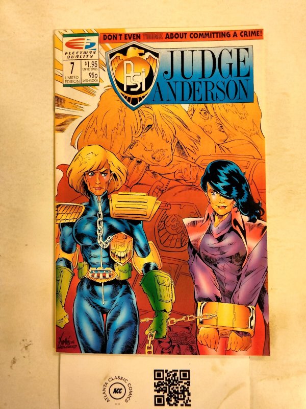 PSI Judge Anderson #7, raw, ungraded comic book — front cover
