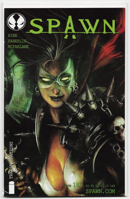 Spawn #183 (Image Comics, 2008), raw, ungraded comic book — front cover