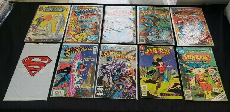 Superman 10pc (Fn/up) the Snow-Woman Wept!, Shazam Included 1971-97 (1971), raw comic book in FN condition — front cover