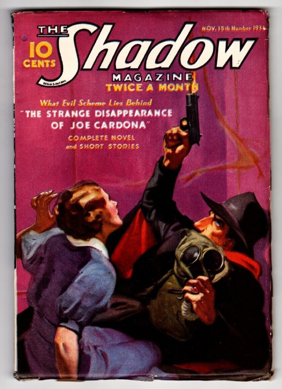 Pulp: Shadow 1936 November 15 -High Grade- Street AND Smith-Rare Pulp FN+ (Street & Smith, 1936), raw comic book in FN+ condition — front cover