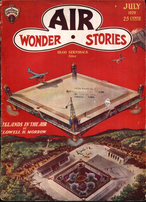 Air Wonder Stories #1, raw, ungraded comic book — front cover