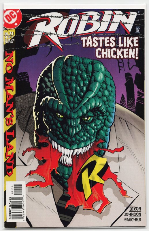 Robin #71 (DC Comics, 1999), raw, ungraded comic book — front cover