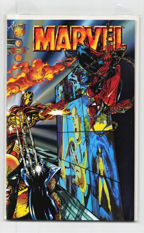 Marvel Annual Report #4 (Marvel Comics, 1994), raw, ungraded comic book — front cover
