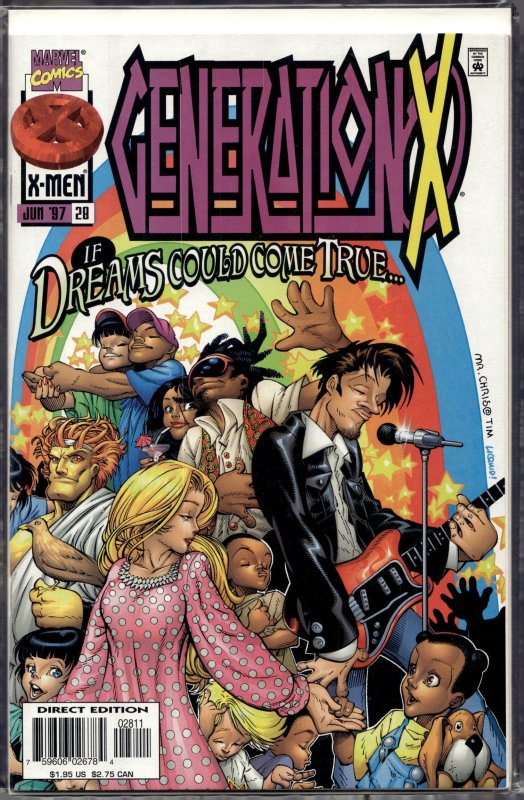 Generation X #28 (Marvel Comics, 1997), raw, ungraded comic book — front cover