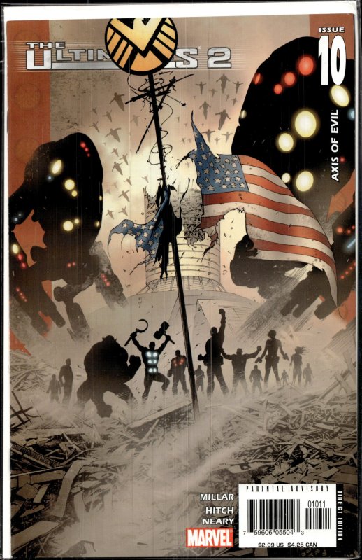 Ultimates 2 #10 (Marvel Comics, 2006), raw, ungraded comic book — front cover