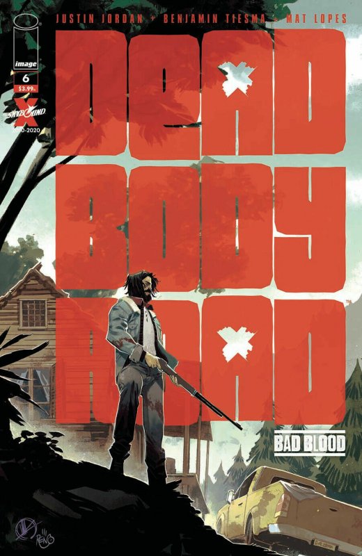 Dead Body Road #6 (Image Comics, 2013), raw comic book in VF/NM condition — front cover