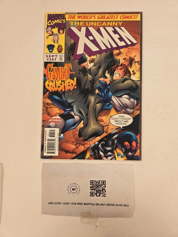Uncanny X-Men #347 (Marvel Comics, 1997), raw comic book in NM condition — front cover