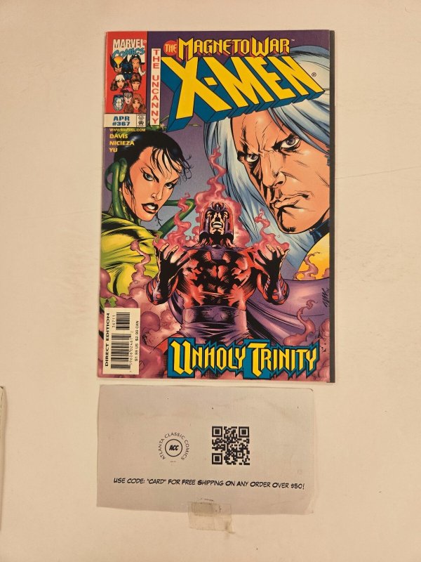 Uncanny X-Men #367 (Marvel Comics, 1999), raw comic book in NM condition — front cover
