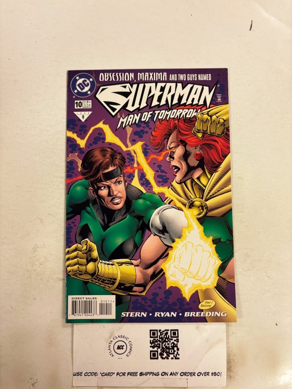 Superman the Man of Tomorrow #10 (DC Comics, 1998), raw comic book in NM condition — front cover