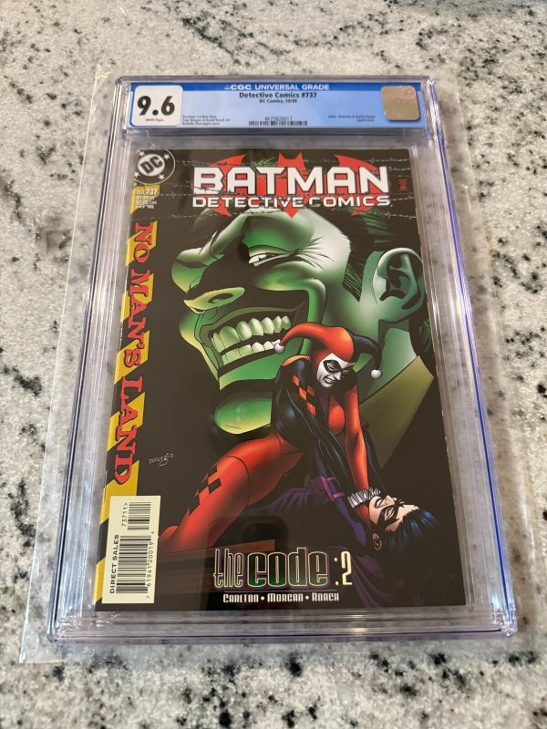 Detective Comics #737 (DC Comics), CGC 9.6 graded comic book, Universal Blue label — front cover in its holder