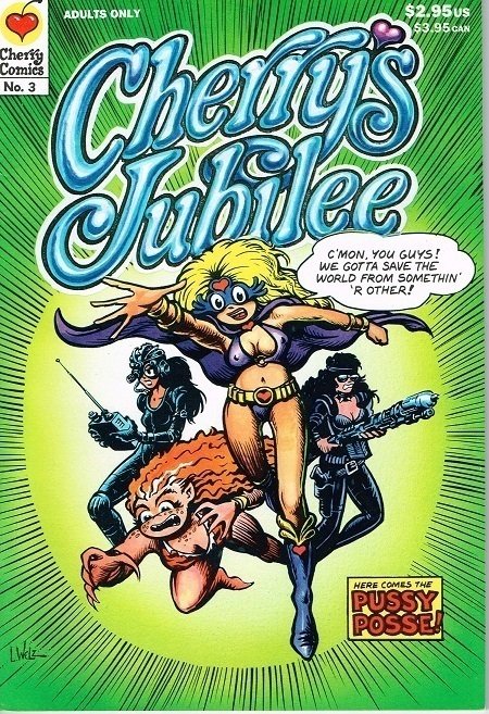 Cherry's Jubilee #3 (1993), raw, ungraded comic book — front cover