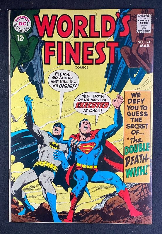 World's Finest #174 (DC Comics, 1941), raw comic book in VF+ 8.5 condition — front cover