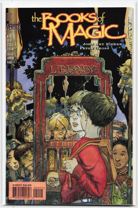 The Books of Magic #40 (DC Comics, 1997), raw, ungraded comic book — front cover