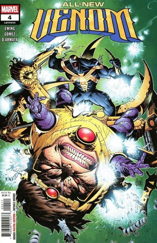 All-New Venom #4 (2024), raw comic book in NM condition — front cover