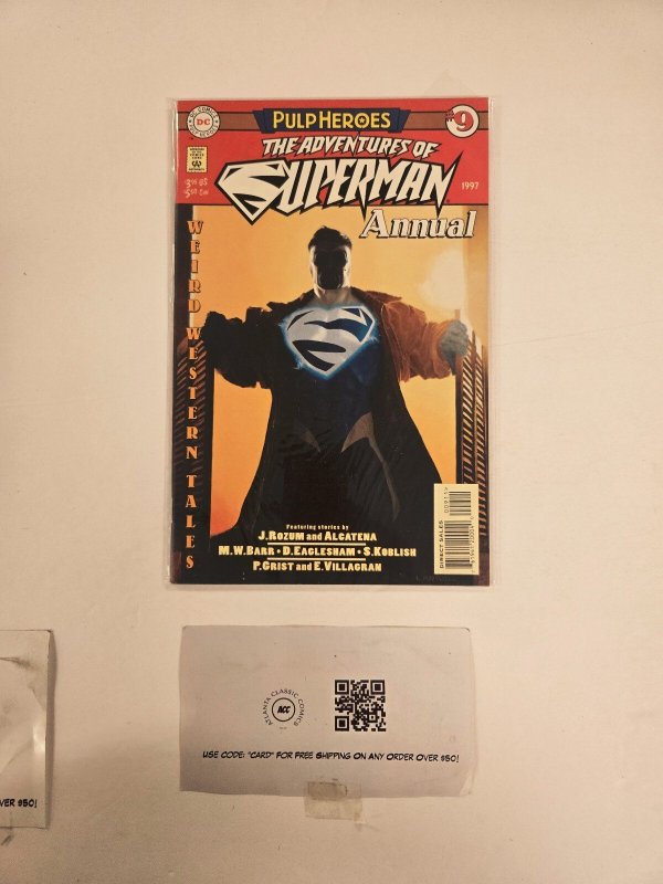 Adventures of Superman Annual #9 (DC Comics, 1997), raw comic book in NM condition — front cover