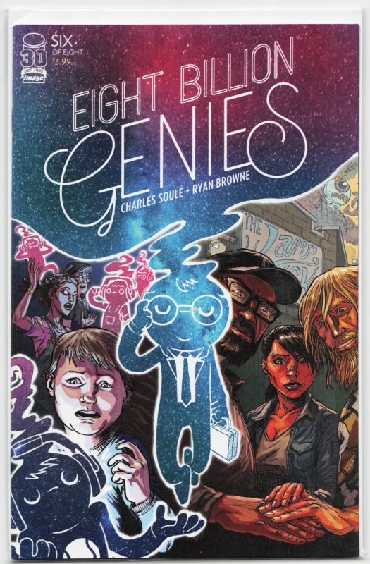 Eight Billion Genies #6 (Image Comics, 2022), raw, ungraded comic book — front cover