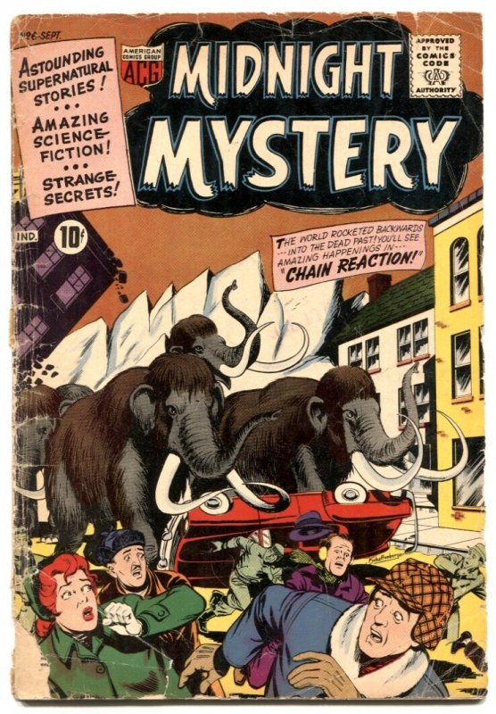 Midnight Mystery #6 - 1961 - ACG - FR - Comic Book (1961), raw comic book in FR condition — front cover