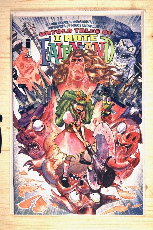 Untold Tales of I Hate Fairyland #1 (2023), raw comic book in NM+ 9.6 condition — front cover