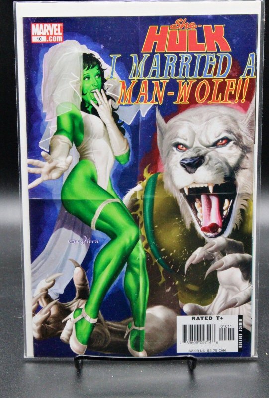 She-Hulk: I Married a Man-Wolf #10 (Marvel Comics, 2006), raw, ungraded comic book — front cover