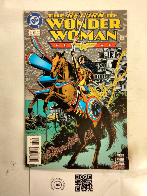 Wonder Woman #137 (DC Comics, 1963), raw comic book in NM condition — front cover