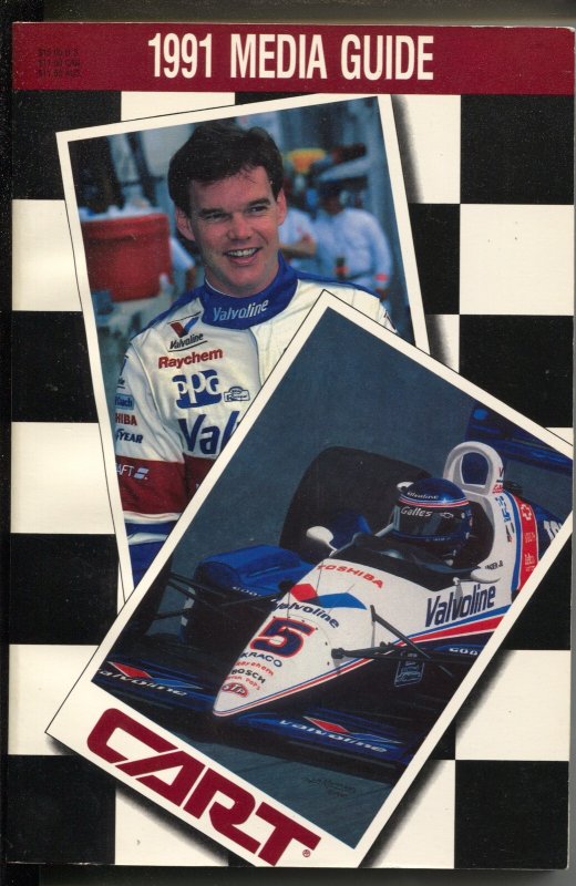 Cart Indy Car Racing Media Guide 1991-driver Track Info-Al Unser Jr-FN (1991), raw comic book in FN condition — front cover