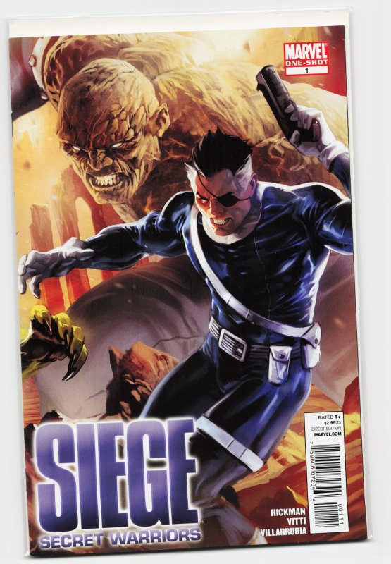 Siege: Secret Warriors (2010) Secret Warriors (Marvel Comics, 2010), raw, ungraded comic book — front cover